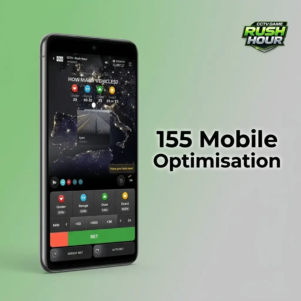 155 mobile optimisation for CCTV Game Rush Hour with HTML5 technology on Android and iOS browsers