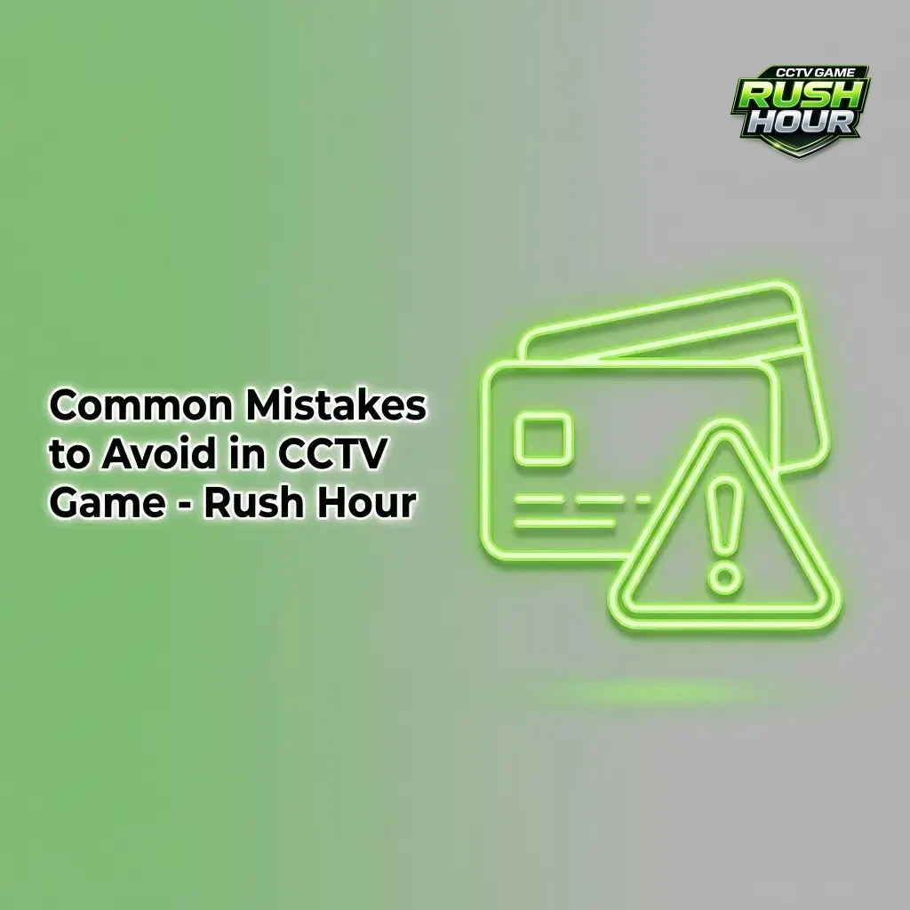 Common mistakes to avoid in CCTV Game Rush Hour including chasing losses and skipping demo practice