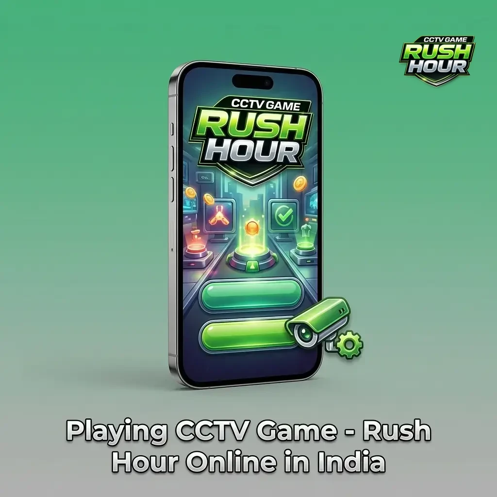CCTV Game Rush Hour online casino guide for Indian players showing registration, deposit, and gameplay steps