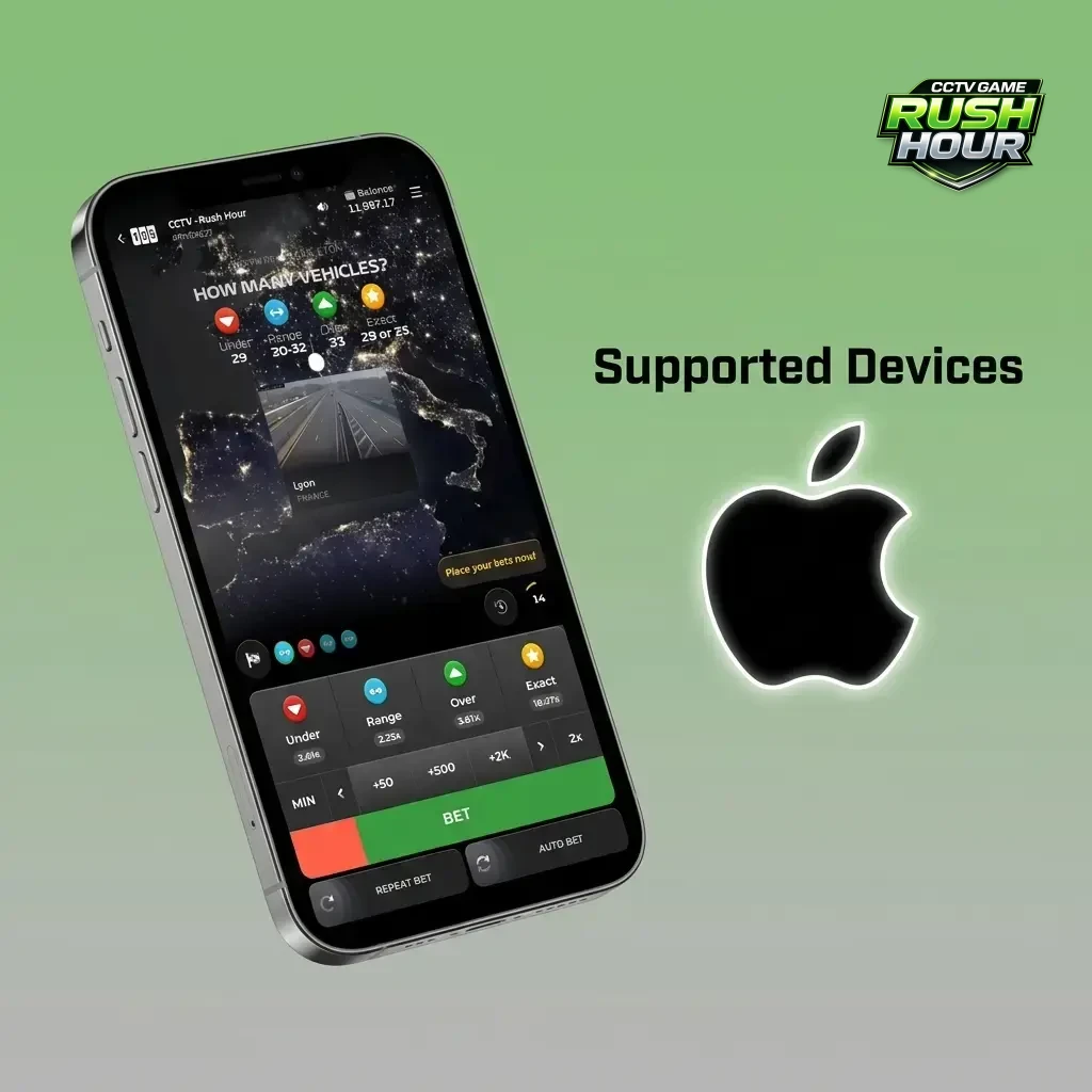 Apple iPhones and iPads compatible with casino app running iOS 12 or later, including iPhone 11 to 15 and iPad models