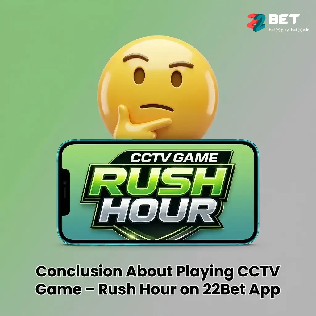 22Bet app for CCTV Game Rush Hour in India, supporting INR, UPI, Paytm with 135,000 INR welcome bonus